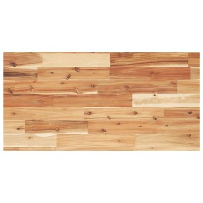 Blat de baie finisaj cu ulei, 100x40x2 cm, lemn masiv de acacia GartenMobel Dekor