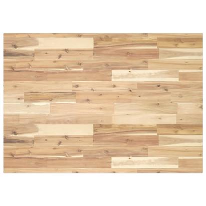 Blat de birou netratat, 120x70x2 cm, lemn masiv de acacia GartenMobel Dekor