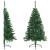 Brad de Crăciun artificial jumătate cu suport verde 120 cm PVC GartenMobel Dekor