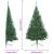 Jumătate brad de Crăciun artificial cu suport, verde 240 cm PVC GartenMobel Dekor