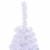 Jumătate pom Crăciun artificial cu suport, alb, 150 cm, PVC GartenMobel Dekor