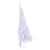 Jumătate pom Crăciun artificial cu suport, alb, 150 cm, PVC GartenMobel Dekor