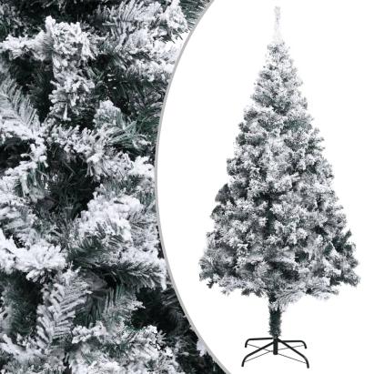 Brad de Crăciun artificial cu zăpadă, verde, 300 cm, PVC GartenMobel Dekor