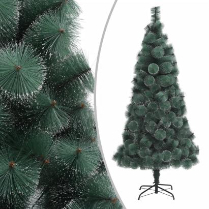 Brad de Crăciun cu suport, verde, 240 cm, PET GartenMobel Dekor