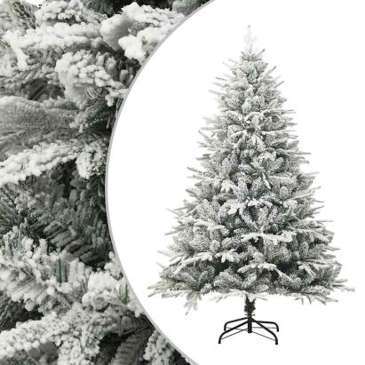Pom de Crăciun artificial cu zăpadă, verde, 180 cm, PVC & PE GartenMobel Dekor