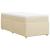Pat box spring cu saltea, crem, 80x200 cm, textil GartenMobel Dekor