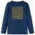 Tricou de copii cu mâneci lungi bleumarin 116 GartenMobel Dekor