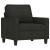Set de canapele cu perne, 3 piese, negru, textil GartenMobel Dekor