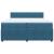 Pat box spring cu saltea, albastru, 200x200 cm, catifea GartenMobel Dekor