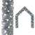 Ghirlandă de Crăciun cu lumini LED, argintiu, 20 m GartenMobel Dekor