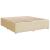 Pat box spring cu saltea, crem, 200x200 cm, textil GartenMobel Dekor