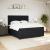 Pat box spring cu saltea, negru, 200x200 cm, catifea GartenMobel Dekor