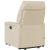 Fotoliu masaj rabatabil cu ridicare, crem, material textil GartenMobel Dekor