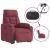Fotoliu electric rabatabil cu ridicare, roșu vin, textil GartenMobel Dekor