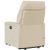 Fotoliu electric de masaj rabatabil cu ridicare, crem, textil GartenMobel Dekor