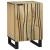 Set de mobilier pentru baie cu sertar cu raft cu depozitare cu ușă cu oglindă 5 pcs Maro Mediu GartenMobel Dekor