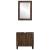 Set de mobilier pentru baie cu raft 2 pcs Culoare Nuc Standard GartenMobel Dekor