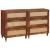 Set de bufet 2 pcs Maro 60 x 33.5 x 75 cm Lemn masiv de mango GartenMobel Dekor