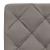 Pat cu saltea, gri taupe, 160x200 cm material textil GartenMobel Dekor