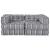 Pouffe 2 pcs Gri 70 x 70 x 54 cm țesătură GartenMobel Dekor
