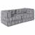 Pouffe 2 pcs Gri 70 x 70 x 54 cm țesătură GartenMobel Dekor
