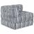 Pouffe 2 pcs Gri 70 x 70 x 54 cm țesătură GartenMobel Dekor