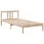 Pat cu bibliotecă fără saltea, 75x190 cm, lemn masiv de pin GartenMobel Dekor