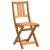 Set Bistro din 4 Piese pliabil din Lemn Solid de Acacia  GartenMobel Dekor