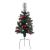 Brazi artificiali Crăciun pre-iluminați de alee 2 buc 76 cm PVC GartenMobel Dekor
