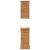 Set de mobilier pentru baie cu raft 2 pcs Marou și Marou miere GartenMobel Dekor
