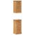 Set de mobilier pentru baie cu raft 2 pcs Marou și Marou miere GartenMobel Dekor