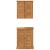 Set de mobilier pentru baie 2 pcs Maro 67.5 x 34 x 80 cm GartenMobel Dekor