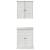 Set de mobilier pentru baie 2 pcs Maro 67.5 x 34 x 80 cm GartenMobel Dekor