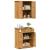Set de mobilier pentru baie 2 pcs Maro 67.5 x 34 x 80 cm GartenMobel Dekor