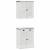 Set de mobilier pentru baie 2 pcs Maro 67.5 x 34 x 80 cm GartenMobel Dekor