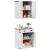 Set de mobilier pentru baie 2 pcs Maro 67.5 x 34 x 80 cm GartenMobel Dekor