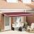 Cortina Retractabilă Manual Burgundy 350x200 cm GartenMobel Dekor