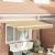 Cortina Retractabilă Manual Albastru Marin 350x200 cm GartenMobel Dekor