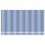 Cortina Retractabilă Manual Albastru și Alb 400x200 cm Aluminiu GartenMobel Dekor