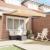 Cortina Retractabilă Manual Galben și alb 300x250 cm GartenMobel Dekor