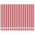 Cortina Retractabilă Manual Stripe Roșu și Alb 300x250 cm GartenMobel Dekor