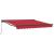 Cortina Retractabilă Manual Roșu 300x250 cm Poliester GartenMobel Dekor