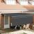 Cortina Retractabilă Manual Portocalie și albă 350x250 cm GartenMobel Dekor