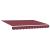 Cortina Retractabilă Manual Roșu Burgund 350x250 cm GartenMobel Dekor