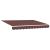 Cortina Retractabilă Manual Maro 350x250 cm GartenMobel Dekor