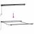 Cortina Retractabilă Manual Antracit și Alb 350x250 cm GartenMobel Dekor