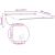 Cortina Retractabilă Manual Antracit și Alb 350x250 cm GartenMobel Dekor