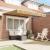 Cortina Retractabilă Manual Albastru Marin 350x250 cm GartenMobel Dekor