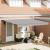 Cortina Retractabilă Manual Gri deschis 400x300 cm GartenMobel Dekor