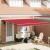 Cortina Retractabilă Manual Roșu 400x300 cm GartenMobel Dekor